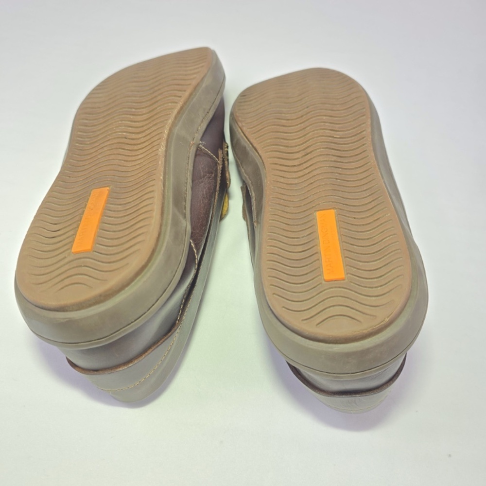 Martin Dingman "Bill" Water Buffalo Leather Penny Loafers - Brown Mens 11W - Picture 9 of 10